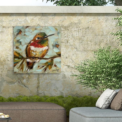 Outdoor Canvas Art - Andrea Lavery 'Take a Rest' Wall Art for Outdoor Spaces, Patios, or Gardens by Trademark Fine Art