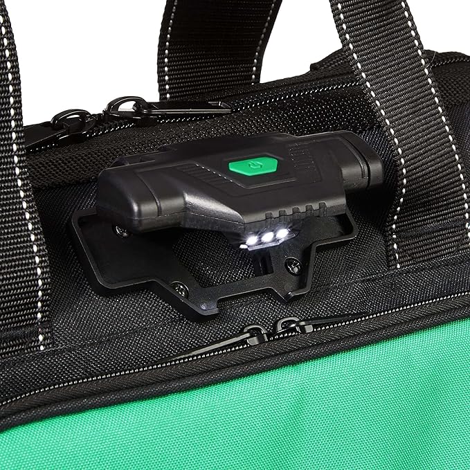 Amazon Basics Tool Sling Bag, Black, 40 Pockets