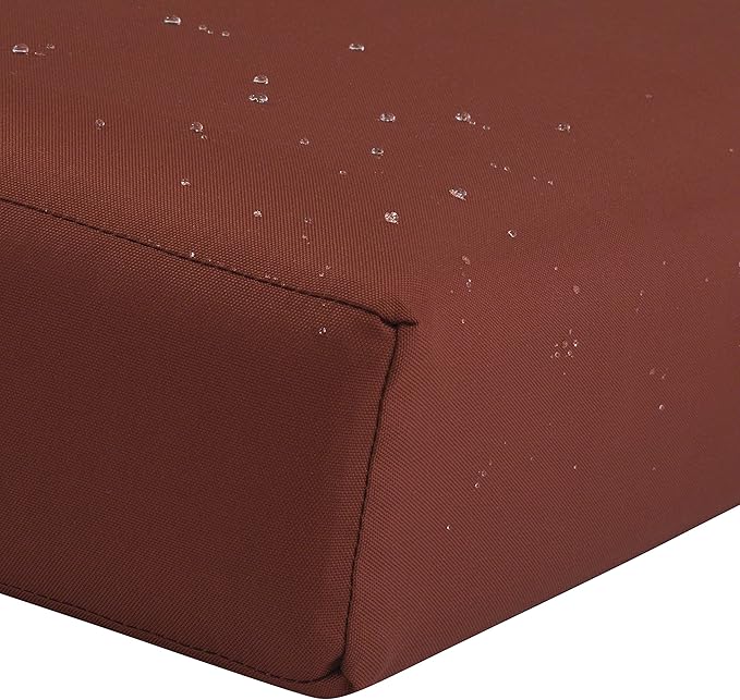 Classic Accessories Ravenna Water-Resistant 72 x 21 x 3 Inch Patio Chaise Lounge Cushion, Spice, Patio Cushion