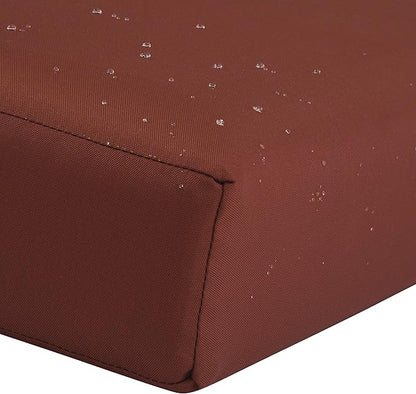 Classic Accessories Ravenna Water-Resistant 72 x 21 x 3 Inch Patio Chaise Lounge Cushion, Spice, Patio Cushion