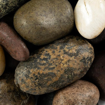 MSI Decorative Polished Mixed Pebbles, 0.7 inch - 1.2 inch, 40 lb. Bag