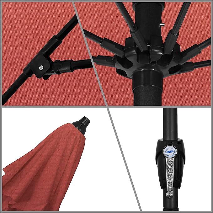California Umbrella 9' Rd Sunbrella Aluminum Patio Umbrella