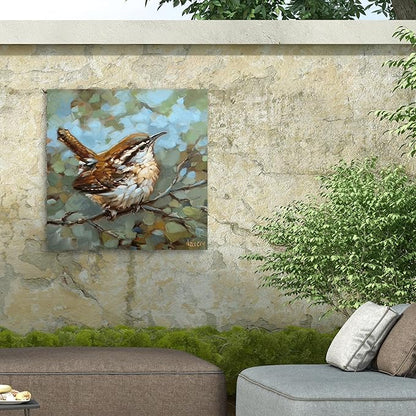 Outdoor Canvas Art - Andrea Lavery 'Looking for Signs' Wall Art for Outdoor Spaces, Patios, or Gardens by Trademark Fine Art