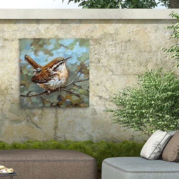 Outdoor Canvas Art - Andrea Lavery 'Looking for Signs' Wall Art for Outdoor Spaces, Patios, or Gardens by Trademark Fine Art