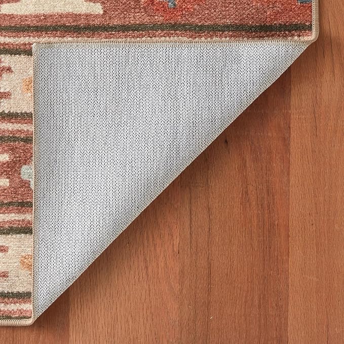 Dash & Albert Canyon Natural Machine Washable Rug, 3 X 5 Feet, Natural Geometric Pattern - Premium Luxury Hotel Quality Soft Breathable Hypoallergenic Machine Washable Easy Care All Season