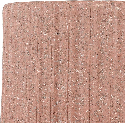 JONATHAN Y TBL1102C Louisa 19" Modern Art Deco Tambour Indoor/Outdoor Accent Table Art Deco, Minimalist, Contemporary, Bohemian, Mid-Century, Patio, Garden, Bathroom, Living Room, Pink Terrazzo Finish