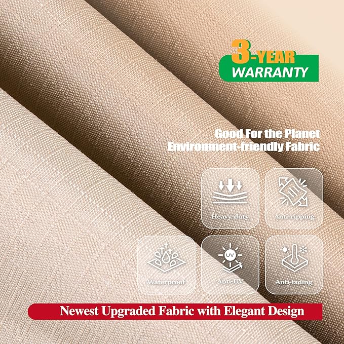 F&J Outdoors Patio Chair Covers Waterproof UV Resistant Outdoor Dining Chair Cover, 33" W x 34" D x 32" H
