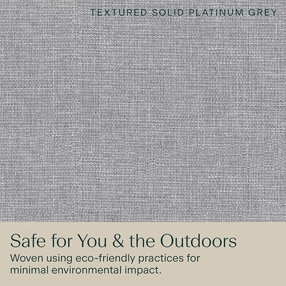 Honeycomb Outdoor Heritage Chaise, 22.5" W x 70" L, Textured Solid Platinum Grey Chair Cushion for Patio Furniture