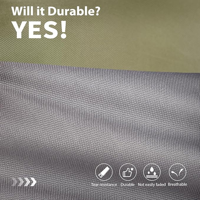 KylinLucky Outdoor Patio Sofa Cover fit 76 x 40 x 33 inch, 75 x 39, 74 x 38 Waterproof Weatherproof Heavy Duty 600D Garden Furniture Cover for Outside Sofa Couch