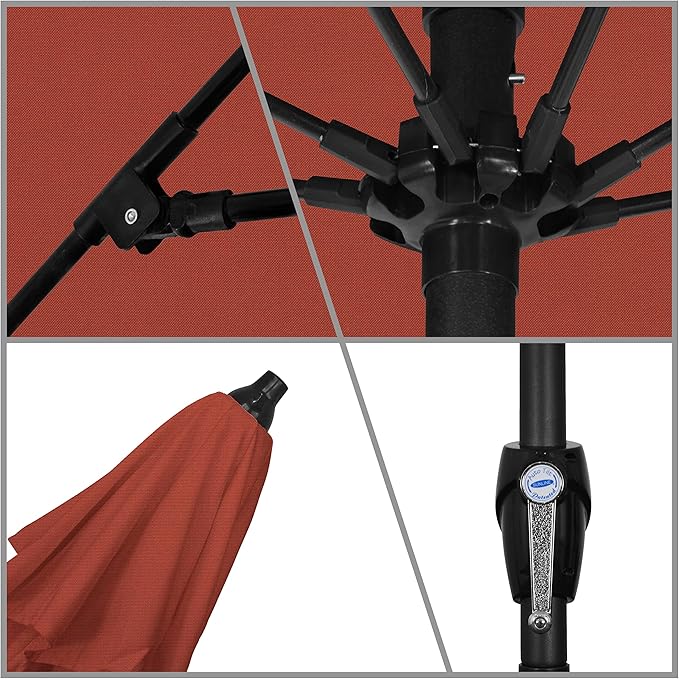 California Umbrella 9' Rd Sunbrella Aluminum Patio Umbrella