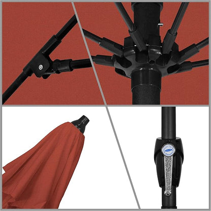 California Umbrella 9' Rd Sunbrella Aluminum Patio Umbrella