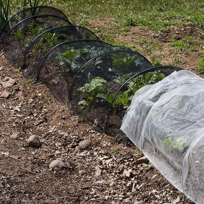 Zonon 10 x 13ft Mosquito Netting Garden Insect Bug Mesh Netting Garden Patio Mesh Screen Net Fly Insect Bug Bird Net Barrier for Patio Balcony Porch Gazebo Vegetables Fruits Plant Protection( Black)