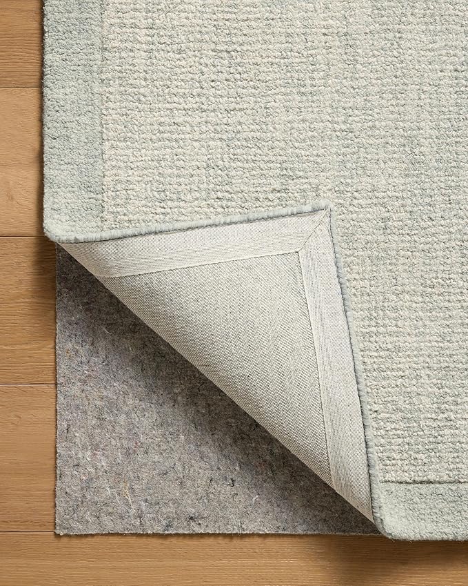 Loloi Magnolia Home by Joanna Gaines Henley Collection HNY-01 Ivory/Spa 2'-3" x 3'-9" Accent Rug