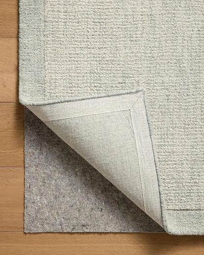Loloi Magnolia Home by Joanna Gaines Henley Collection HNY-01 Ivory/Spa 2'-3" x 3'-9" Accent Rug