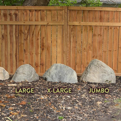 Deckorators 31 in. x 27 in. x 16-1/2 in. Gray Extra Large Landscape Rock
