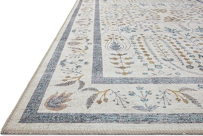 Loloi Rifle Paper Co. Maison Collection MAO-05 Wisteria Cream 8'-4" x 11'-6", .19" Pile Height, Area Rug
