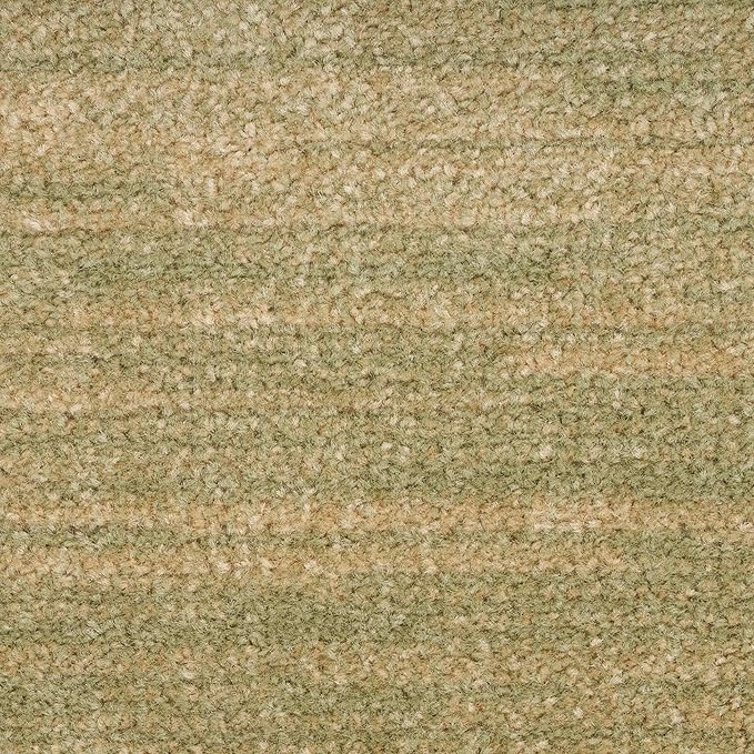 Nourison Home Essentials Indoor/Outdoor Green Gold 2' x 6' Area Rug, Easy Cleaning, Non Shedding, Bed Room, Living Room, Dining Room, Backyard, Deck, Patio (2x6)