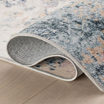 Dash & Albert Blaire Mineral Machine Washable Rug, 8.5 X 11.5 Feet, Multicolored Graphic Pattern