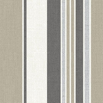 Arden 2-Pack earthFIBER Outdoor Patio Dining Chair Cushion, 20x44, Rain-Proof Seat Pad, Fade-Resistant Outdoor Cushion Taupe Grey Boardwalk Stripe