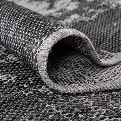 Keen Home Design Terrace Outdoor Area Rug - 5x8 Washable Indoor/Outdoor Rug for Patio, Kitchen, Balcony, Beach, Garden, Deck and Porch, Size: 5'3"x7'7"