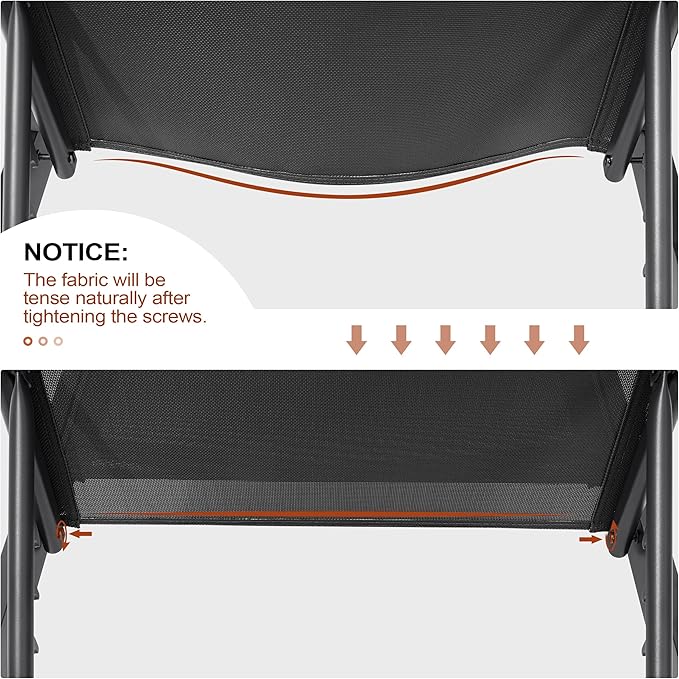 Crestlive Products Chaise Lounge Chair Outdoor Set of 2, Adjustable 5 Positions Pool Tanning Recliner, Outdoor Lounge Furniture Perfect for Patio, Beach, Yard, Pool