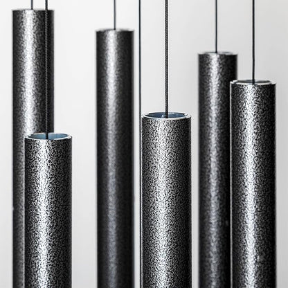 Corinthian Bells by Wind River - 44 inch Silver Vein Wind Chime for Patio, Backyard, Garden, and Outdoor Decor (Aluminum Chime) Made in The USA