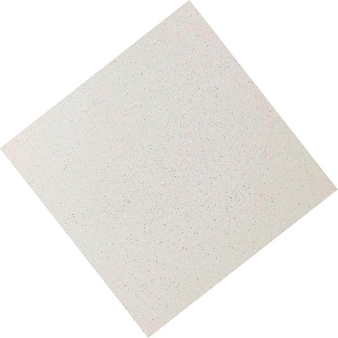 JONATHAN Y TBL1104A Adrian 20.75" Contemporary Minimalist Square Indoor/Outdoor Accent Table Modern, Mid-Century, Art Deco, Contemporary, Patio, Garden, Bathroom, Living Room, Cream Terrazzo Finish