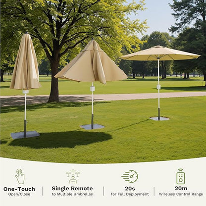 Patiowell Motorized Patio Umbrella