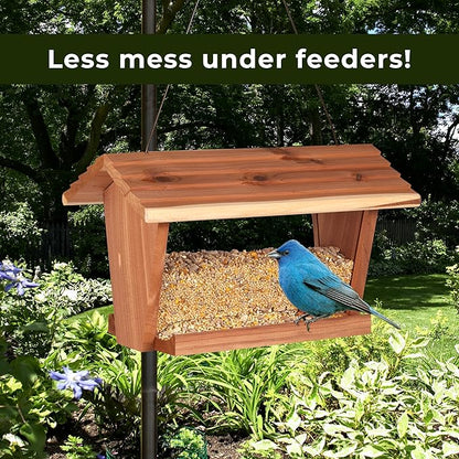 Kaytee Wild Bird No Mess Food Seed Blend For Blue Jays, Woodpeckers, Juncos, Cardinals, Grosbeaks, Sparrows, and Finches, 5 Pound