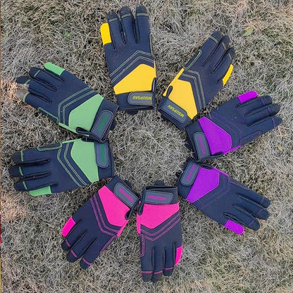 Thorn Proof&Puncture Resistant Gardening Gloves with Grip,Garden Glove for Women, Leather Yard Work Gifts