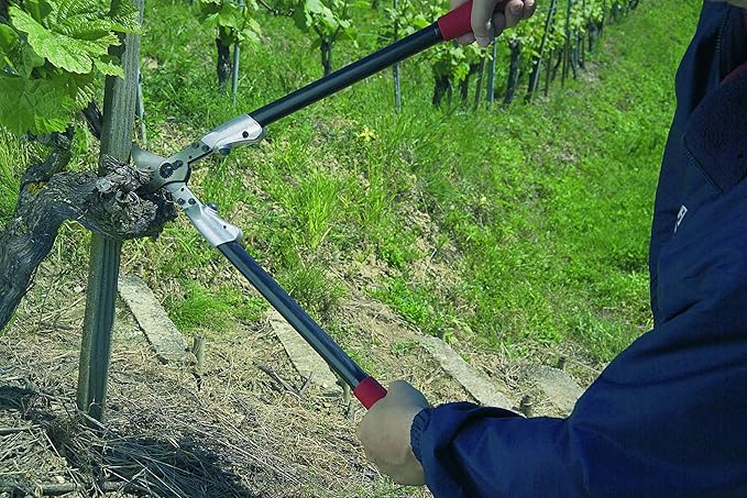 FELCO F21 Swiss Made Loppers for Gardening – 24.8" Heavy Duty Loppers for Tree Trimming | Tree Branch Cutters | Tree Trimmer Tool with Replaceable Carbon Steel Blade, Forged Handles Made for Life