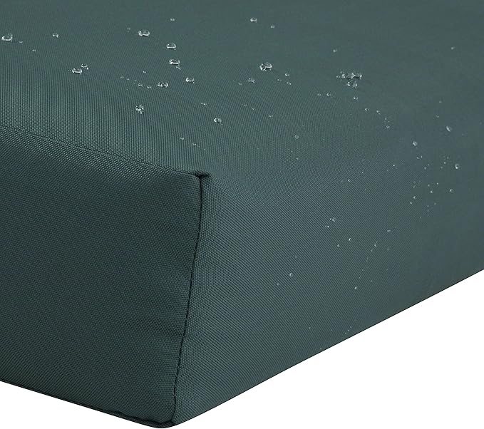 Classic Accessories Ravenna Water-Resistant Patio Chaise Cushion, 80 x 26 x 3 Inch, Mallard Green, Outdoor Seat Cushions