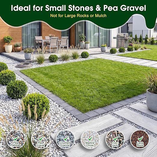 Teexpert 2 Gallon Rock Glue for Landscaping – Strong Pea Gravel Binder & Stone Adhesive for Walkways, Yards, Patios, and Decorative Driveway Edges