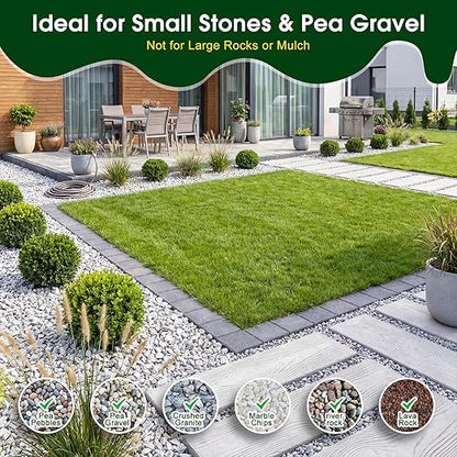 Teexpert 2 Gallon Rock Glue for Landscaping – Strong Pea Gravel Binder & Stone Adhesive for Walkways, Yards, Patios, and Decorative Driveway Edges
