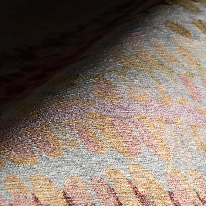 Dash & Albert Paint Chip Pastel Machine Washable Rug, 5 X 8 Feet, Multicolored Geometric Pattern