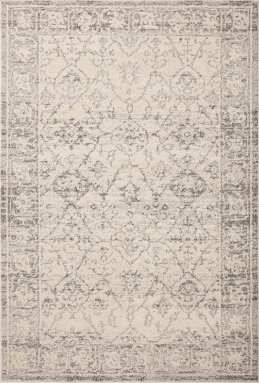 Loloi Magnolia Home by Joanna Gaines Gigi Collection GIG-02 Ivory/Stone 2'-7" x 7'-6" Runner Rug