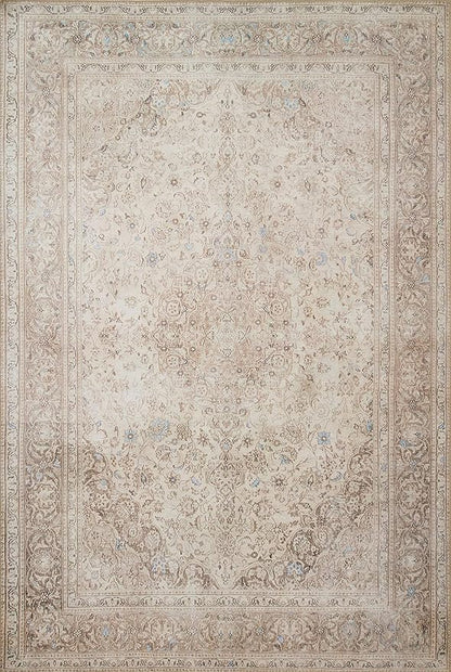 Loloi Loren Collection LQ-03 Sand/Taupe 3'-6" x 5'-6" Accent Rug