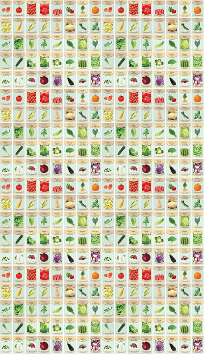 Black Duck Brand Set of 320 Vegetable and Herb Seeds - Semi Assorted - 100 Percent Non-GMO & Heirloom - Great for Starting a Garden! High Germination Rate! (320)