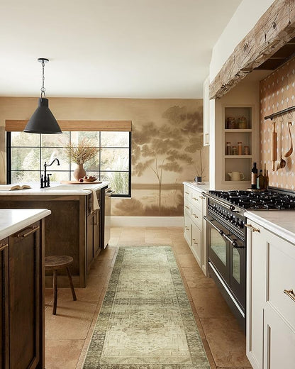 Loloi Magnolia Home by Joanna Gaines Banks Collection BAN-06 Natural/Granite 2'-3" x 3'-9" .13" Pile Height, Machine Washable, Accent Rug