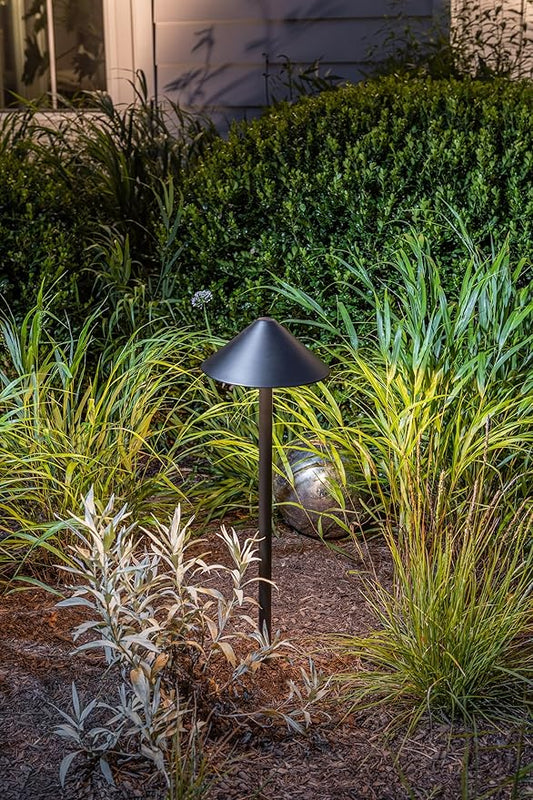 Hinkley Springfield 16016BK-LL Mini LED Low Voltage Landscape Pathway Light - 12v, Dimmable, Aluminum - Black