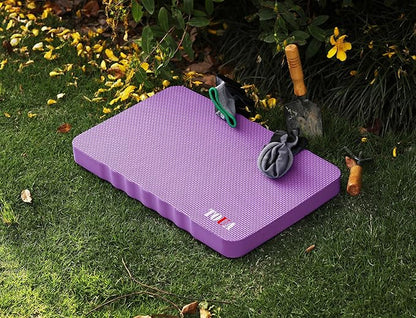 Kneeling Pad Thick Extra Large High Density Foam Comfort Kneeling Pad for Work Gardening Yoga Exercise Garden Knee Pad Purple, 1 Pack