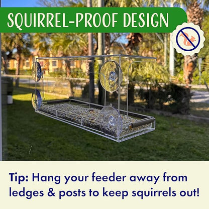 Long Style Bird Feeder with Hole