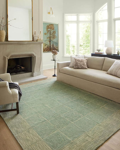 Loloi Chris Loves Julia Francis Collection FRA-02 Green/Natural 2'-3" x 3'-9" Accent Rug