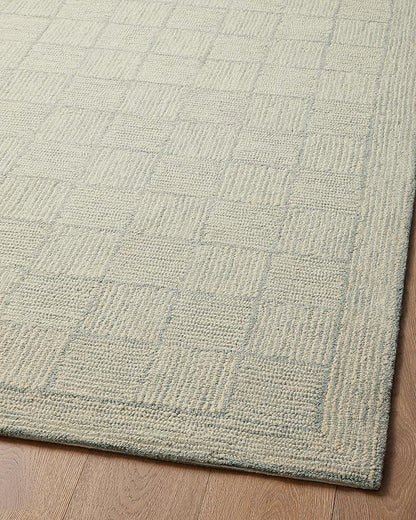 Loloi Chris Loves Julia Francis Collection FRA-03 Silver/Sky 2'-6" x 7'-6" Runner Rug