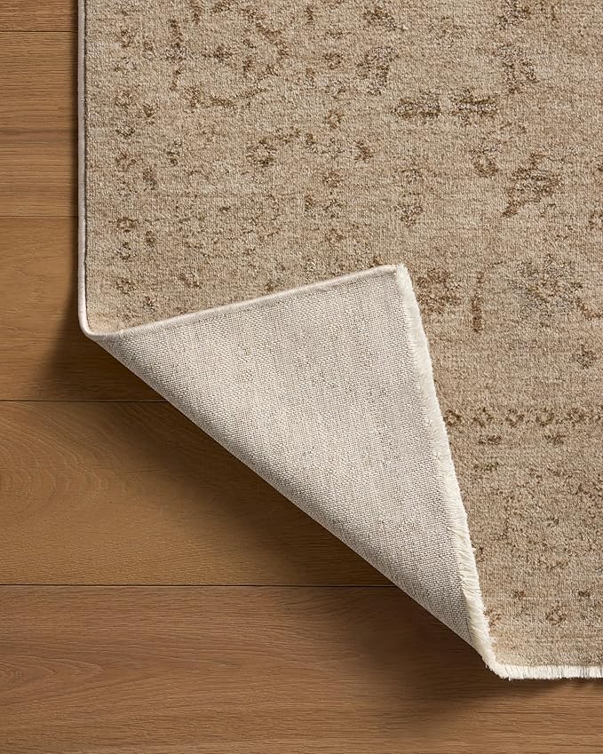 Loloi Haywood Collection HYD-02 Sand/Natural 2'-7" x 8'-0" Runner Rug