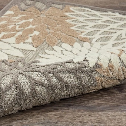 Nourison Home Aloha 7' x 10' Natural Outdoor Indoor/Outdoor Rug