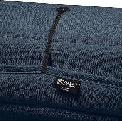 Classic Accessories Storigami Water-Resistant 72 x 21 Inch Chaise Lounge Cushion, Heather Indigo, Patio Cushion