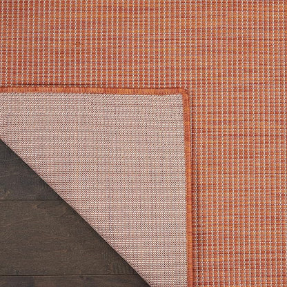 Nourison Home Positano 6' x 9' Terracotta Fabric Modern Area Rug (6' x 9')