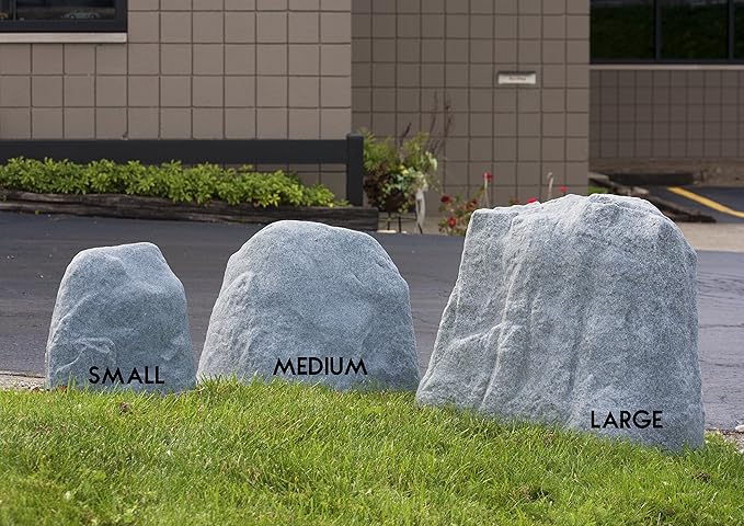 Emsco Group 2187 Landscape Rock - Natural Granite Appearance -Small -Lightweight - Easy to Install