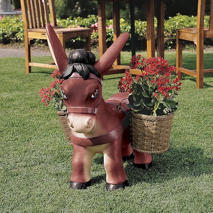Design Toscano Pancho the Burro Planter Sculpture